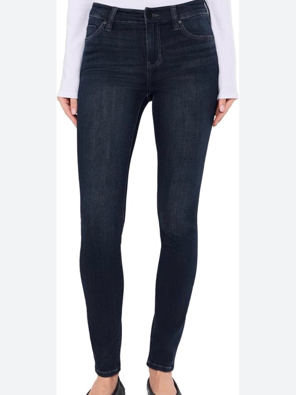 Liverpool Skinny Jeans in Dark Indigo Wash